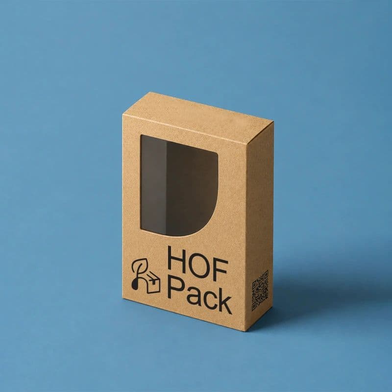 Custom Kraft Window Boxes