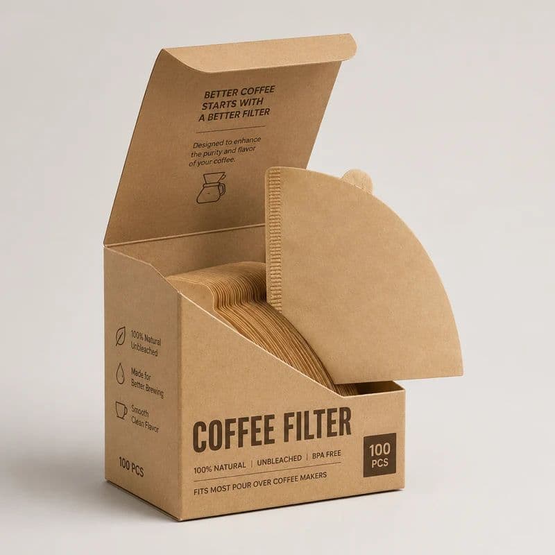 Coffee Filter Packaging view 1
