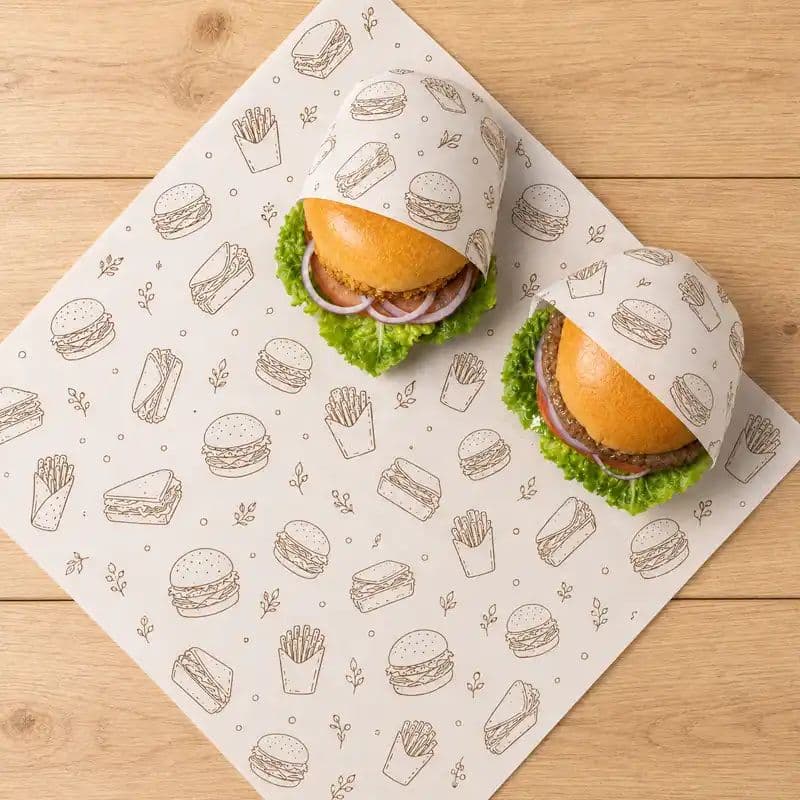Custom Food Wrapping Paper view 1
