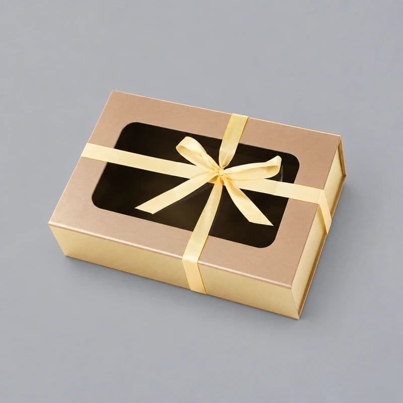Custom Window Gift Boxes backdrop blur preview