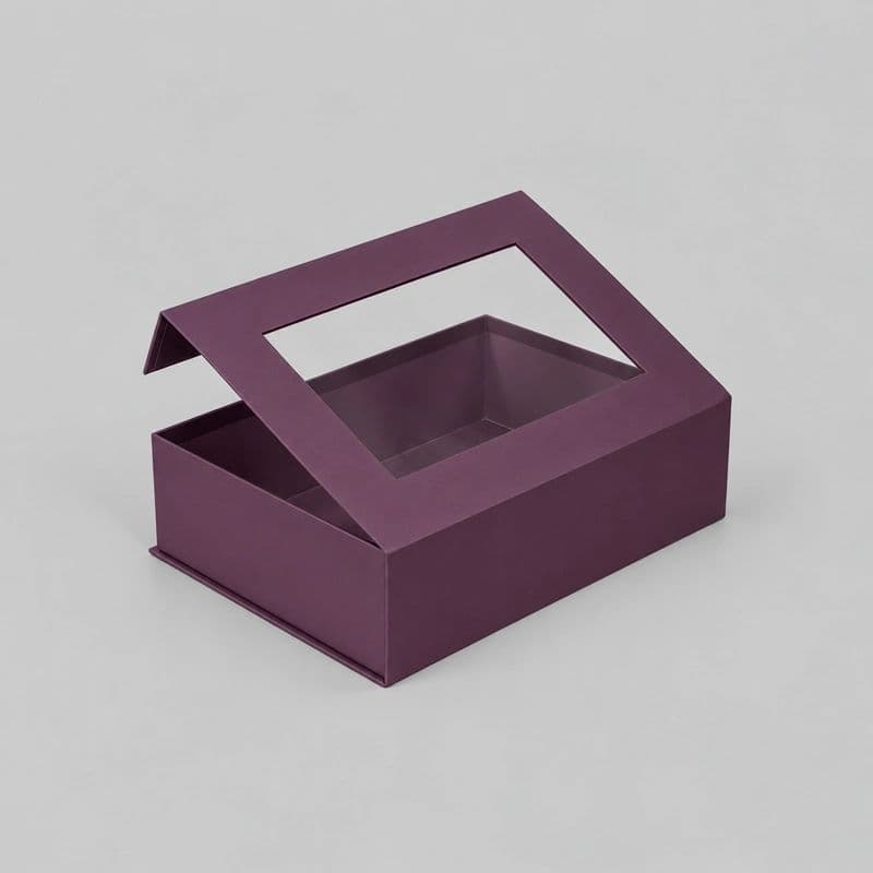 Custom Window Gift Boxes backdrop blur preview