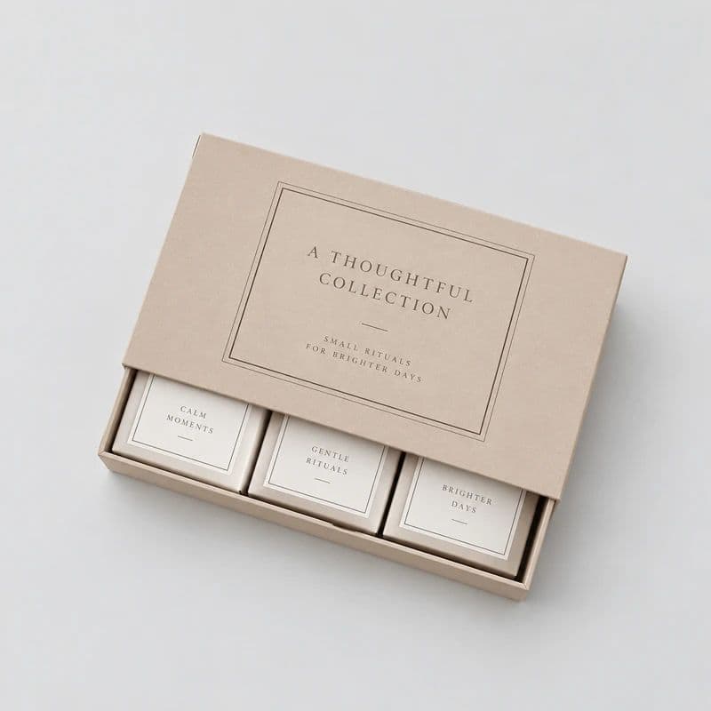 Custom Soap Gift Packaging backdrop blur preview