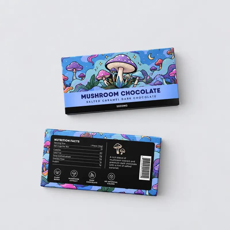 Mushroom Chocolate Bars Packaging Mushroom Chocolate Bars Packaging